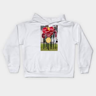 Stop Sign Grove Kids Hoodie